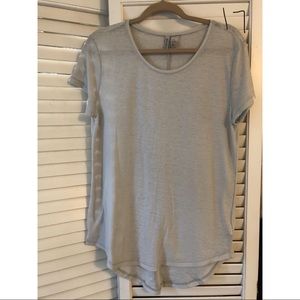 DIVIDED Gray top, longer in back, size M
